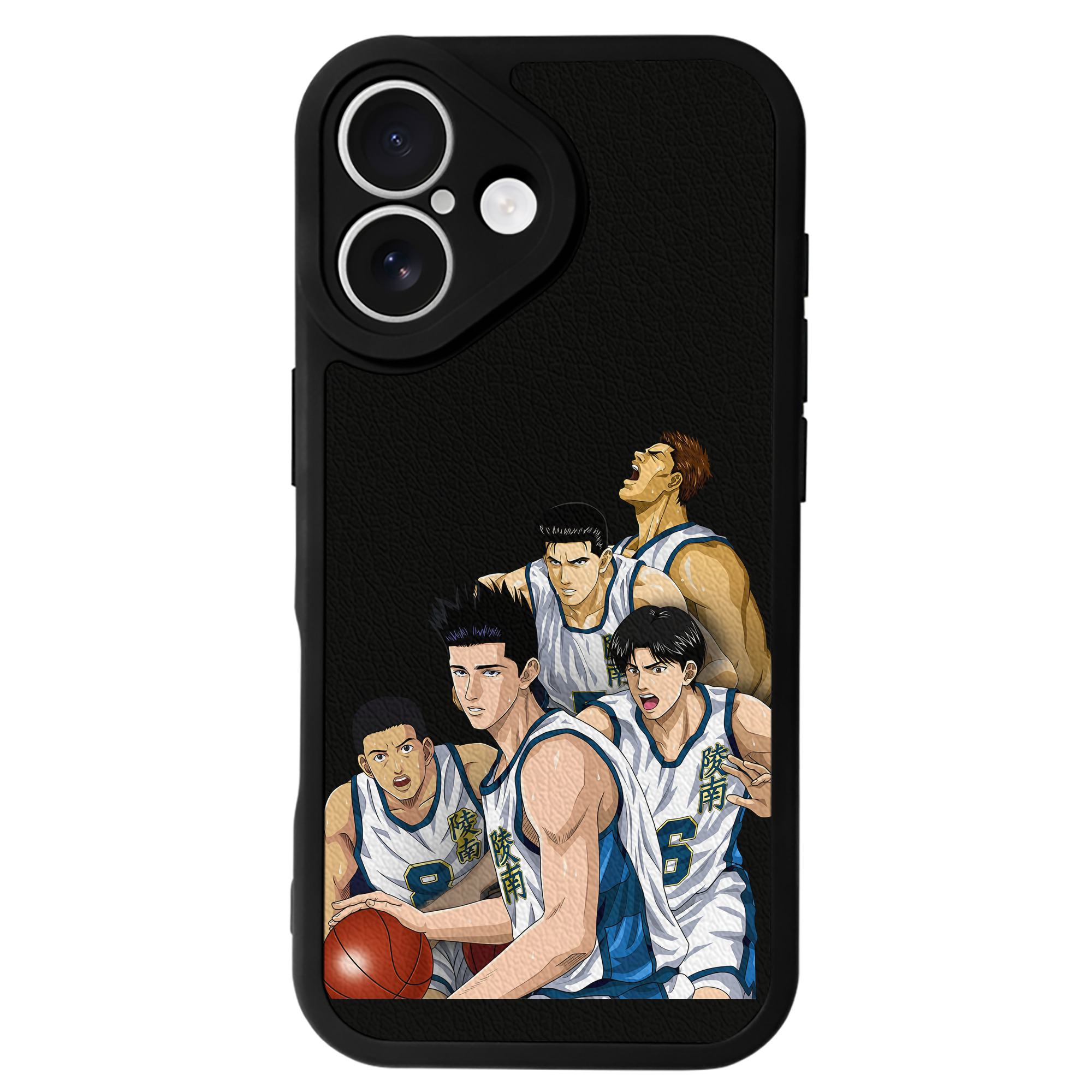 （画像用） SLAM DUNK／スラムダンク 【iPhone 16シリーズ対応】シリコンスマホケース（レザー調） 材質：シリコン